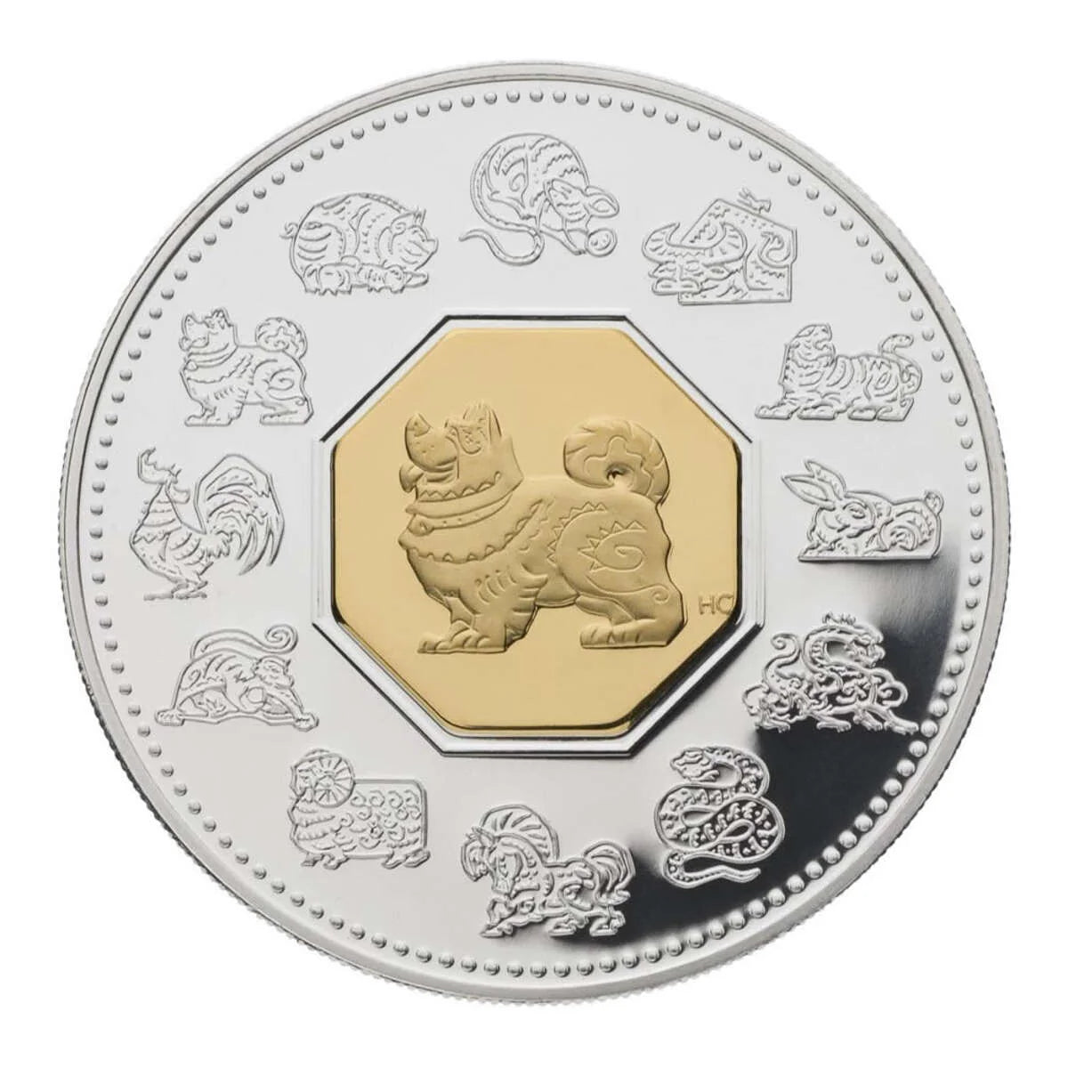2006 $15 Year of the Dog - Sterling Silver Coin