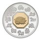 2007 $15 Year of the Pig - Sterling Silver Coin
