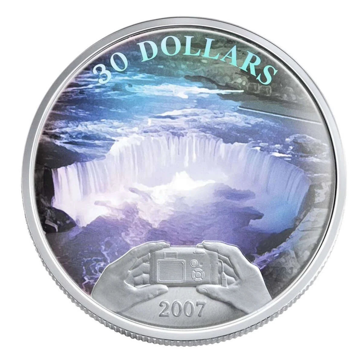 2007 $30 Niagara Falls: Panoramic Photography in Canada - Sterling Silver Coin