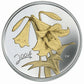 2004 50c Golden Easter Lily - Sterling Silver Coin