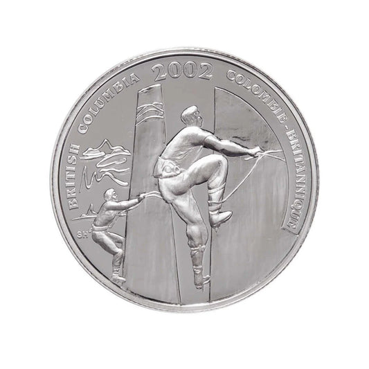 2002 50c Canadian Festivals: Squamish Days Loggers Sports (British Columbia) - Sterling Silver Coin