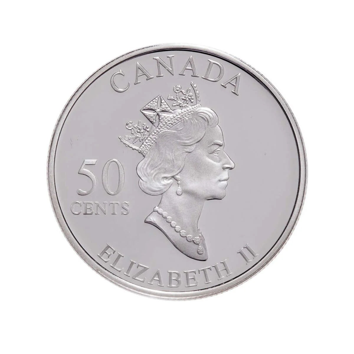 2002 50c Canadian Festivals: Squamish Days Loggers Sports (British Columbia) - Sterling Silver Coin