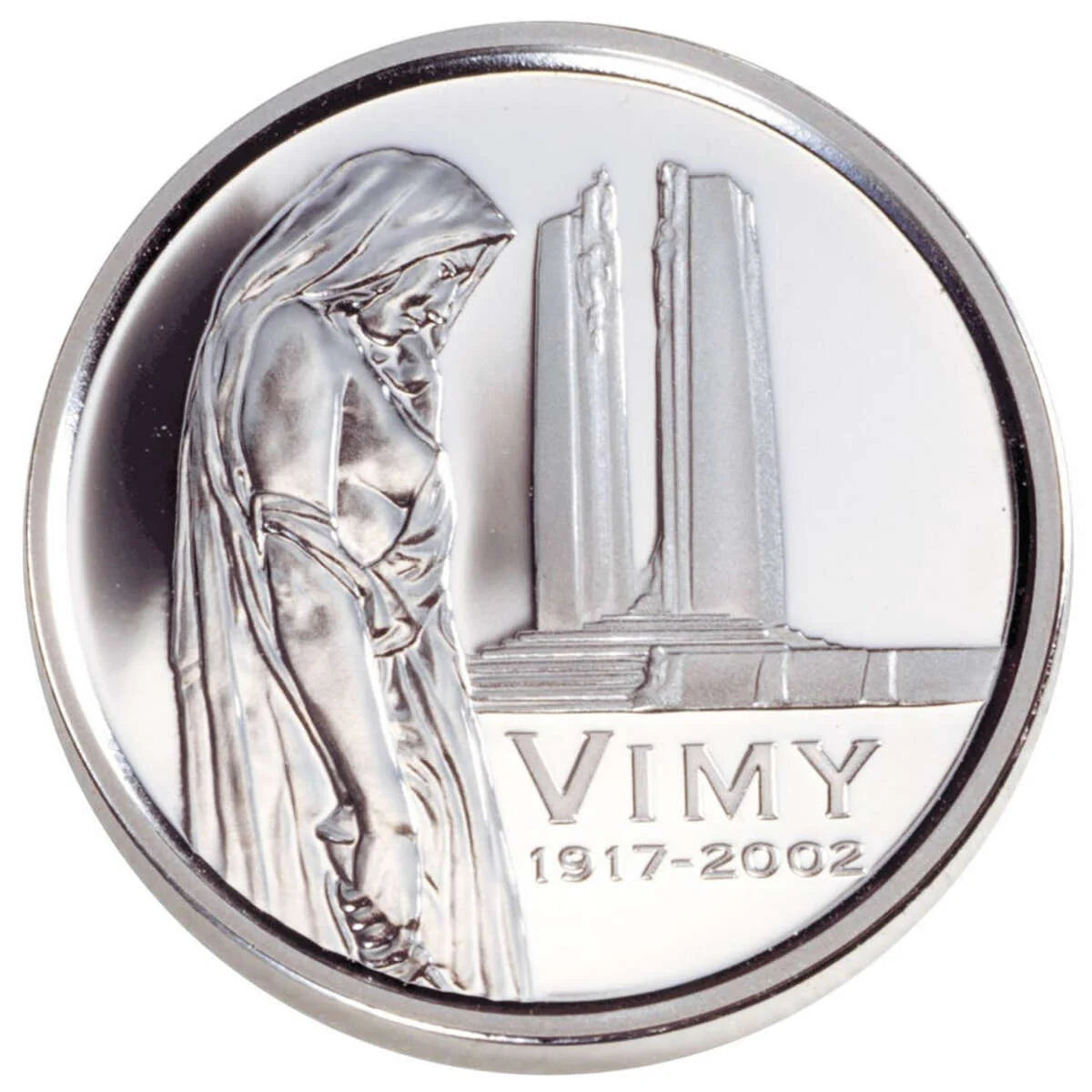 2002 5c The Battle for Vimy Ridge, 85th Anniversary - Sterling Silver Coin