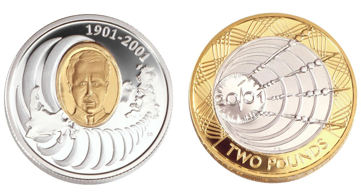 2001 $5 The First Wireless Transmission, 100th Anniversary - Sterling Silver Coin Set