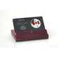 2005 $1 Canada's National Flag, 40th Anniversary - Enamelled Proof Pure Silver Coin