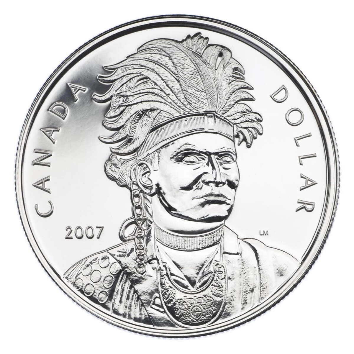 2007 $1 Thayendanegea - Sterling Silver Dollar B.U.