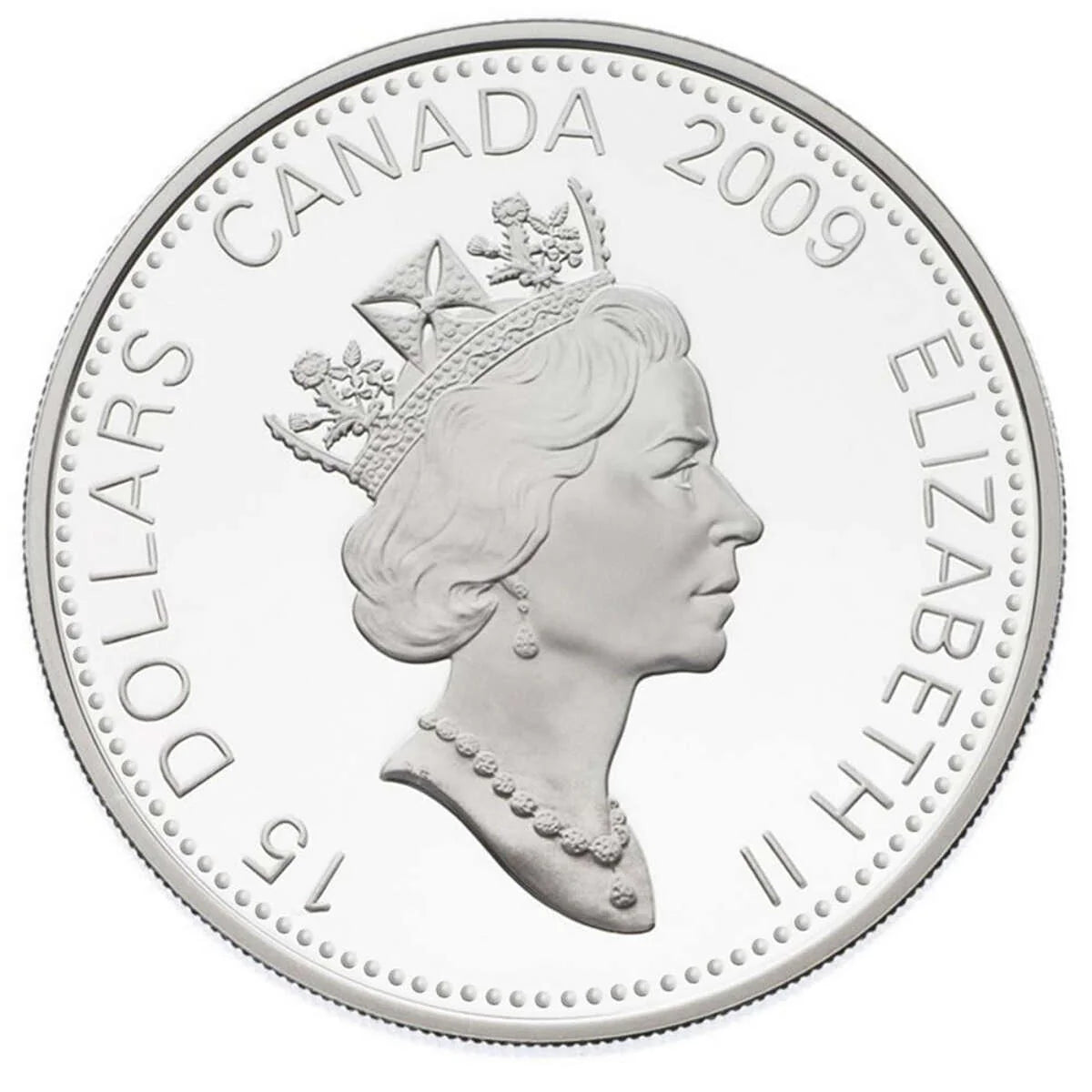 2009 $15 Year of the Ox - Sterling Silver Cameo Coin