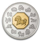 2002 $15 Year of the Horse - Sterling Silver Coin