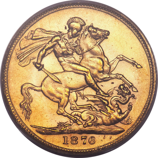 Gold Sovereign Coin - Random Year Young Victoria - .9167 Au - United Kingdom