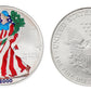 1 oz 2000 American Eagle Colorized Silver Coin - United States Mint