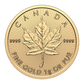 25g Gold Maplegram - 25x 1g Gold Maple Leaf Coin - Royal Canadian Mint - RCM .9999 Au