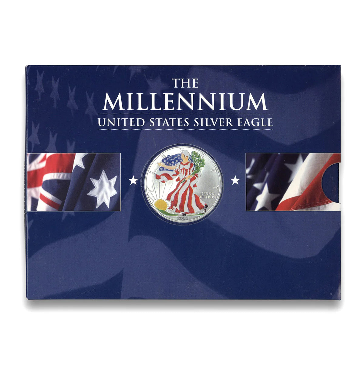 2000 $1 The Millennium United States Silver Eagle - Fine Silver Coin