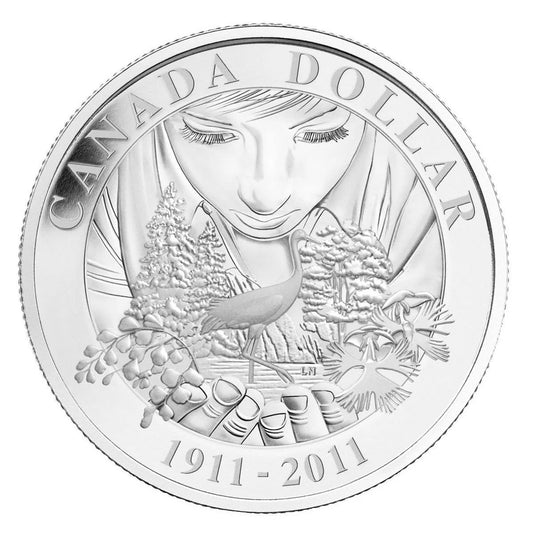 3/4 oz 2011 Parks Canada 100th Anniversary (1911-2011) Proof Silver Dollar