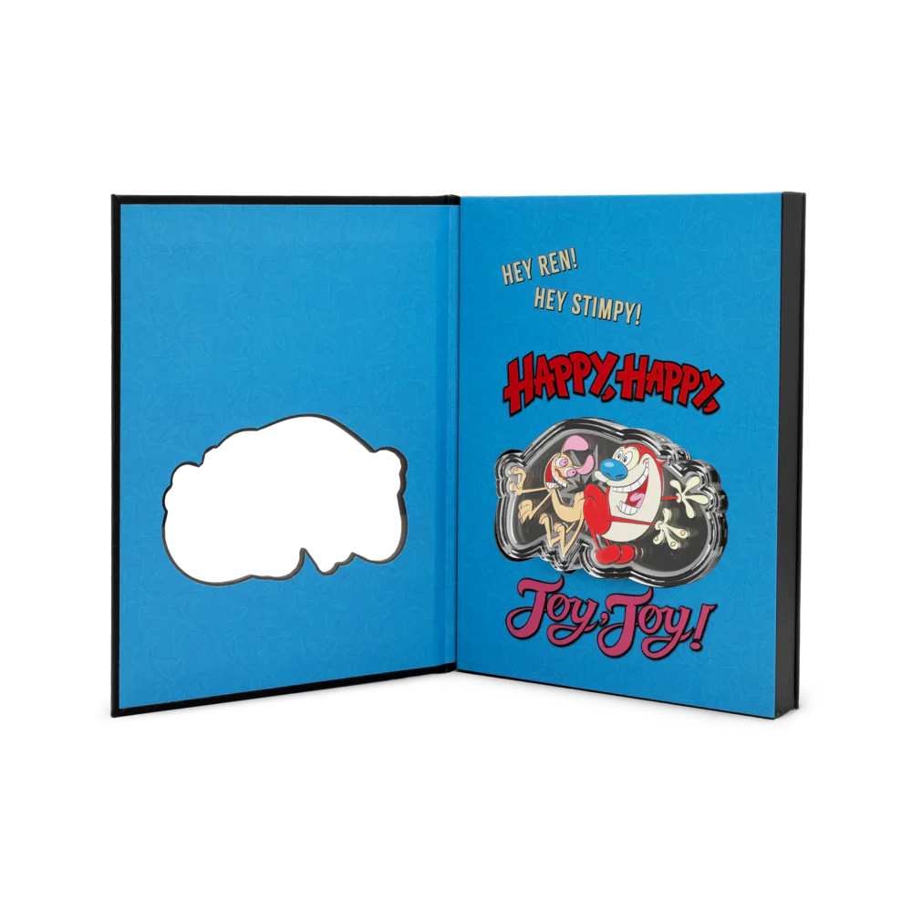 1 oz 2025 $2 Nicktoons Ren & Stimpy: Butt Bump - Pure Silver Coin