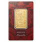 1 oz Gold Bar - PAMP Suisse - Good Luck Yellow Dragon - .9999 Au