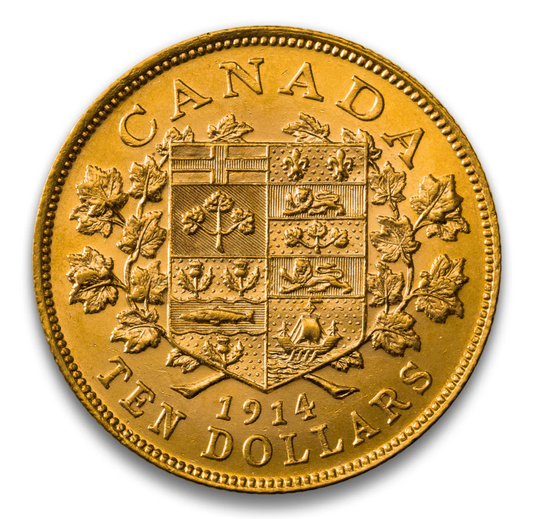 1914 $10 Hand-Selected Gold Coin - Canada's First Gold Coins