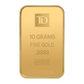 10 g Gold TD Bank Bar - Toronto Dominion Bank - .9999 Au