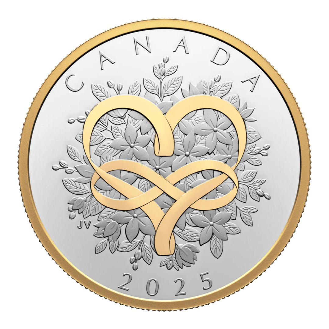 1 oz 2025 $20 Celebrate Love - Pure Silver Coin