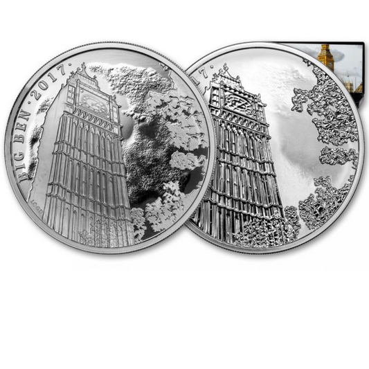 Landmarks of Britain Pure Silver Two-Coin Set: Big Ben (2017)