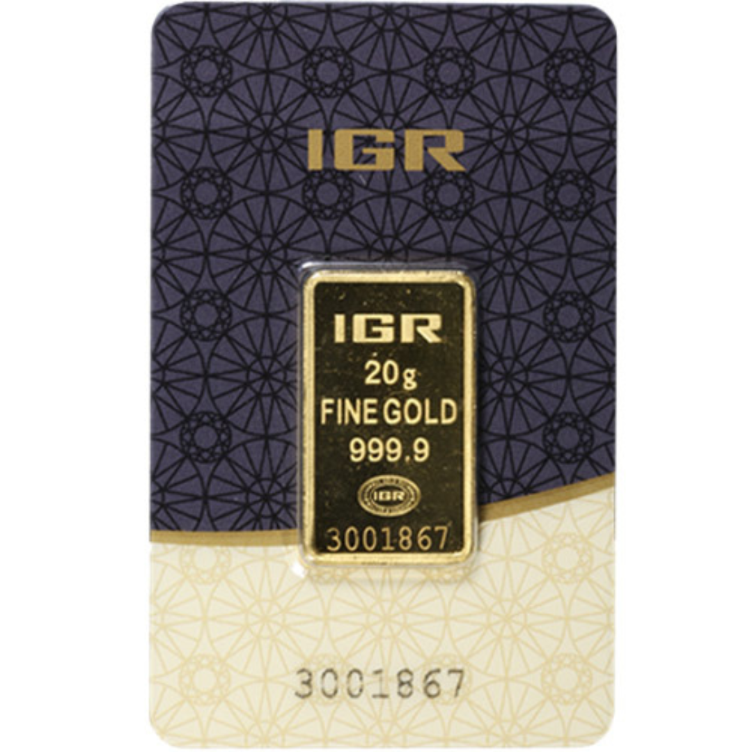 20 Gram Gold Bar - Istanbul Gold Refinery - .9999 Au