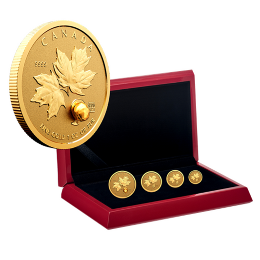 Pure Gold Fractional Set – 125th Anniversary of the Klondike Gold Rush - Mintage: 500 (2021)