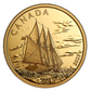 1/2 oz Gold Coin - 2025 Tall Ships: Three-masted Schooner – Royal Canadian Mint .9999 Au