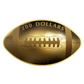 1 oz Pure Gold Football-Shaped and Curved Coin - Mintage: 550 (2017)