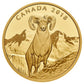 1 oz 99.999% Pure Gold Coin - Bighorn Sheep