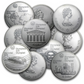 20 oz Montreal Olympics Silver Coins - 92.5% $10 & $5 Coins - 0.925 Ag