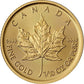 1/10 oz Gold Maple Leaf Coin - Random Year- Royal Canadian Mint - RCM .9999 Au