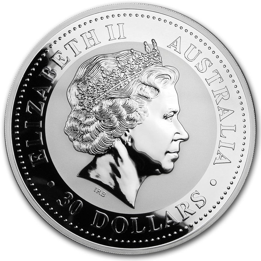 1 Kilogram Silver Coin - 2001 Year of The Snake - Australia Mint .999 Ag