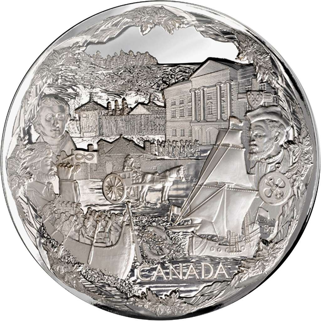 1 kg Pure Silver Coin - 2008 $250 Towards Confederation