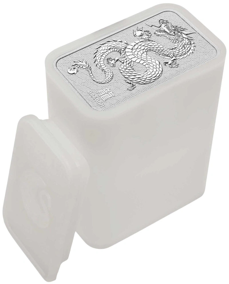 1 oz Perth Mint Lunar Dragon Silver Bar .9999 Fine