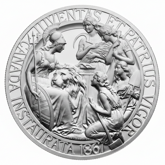 10 oz 2017 $100 The 1867 Confederation - Pure Silver Coin