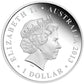 1 oz. Pure Silver Coin - Megafauna Series: Procoptodon (2013)