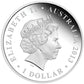 1 oz 2013 Megafauna Series Procoptodon Silver Coin - Perth Mint