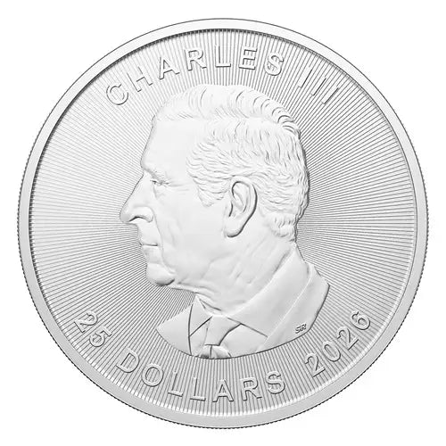 5 oz Silver Coin - 2026 Grand Maple Leaf - Royal Canadian Mint .9999 Ag