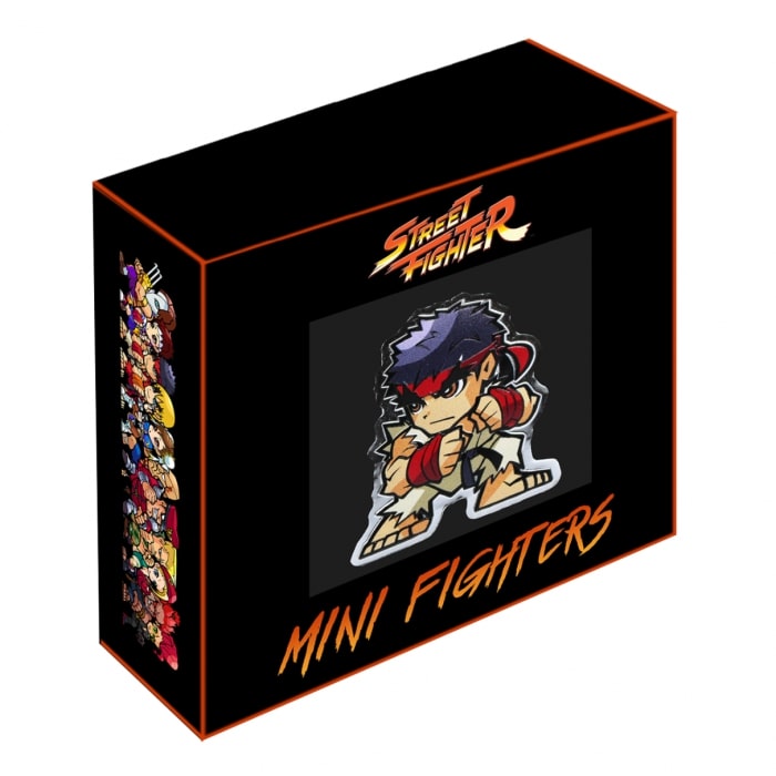 1 oz. Pure Silver Coin – Street Fighter Mini Fighters: Ryu (2021)