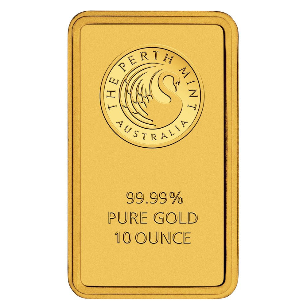 10 oz Gold Bar - Perth Mint - .9999 Au