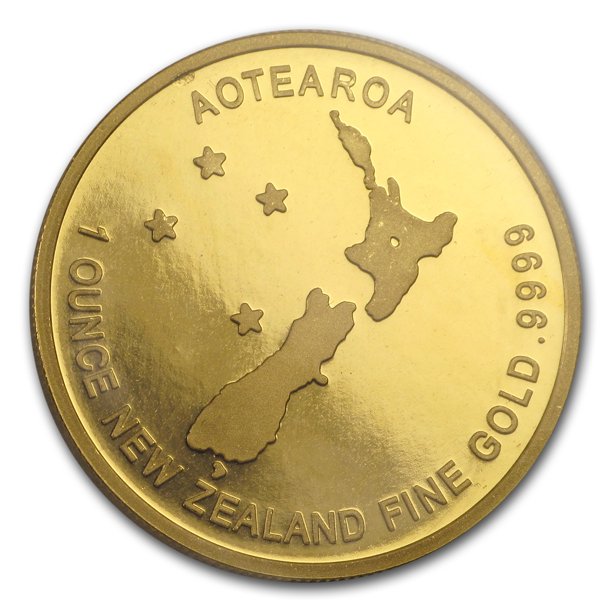 1 oz Gold Kiwi Round - .9999 AU - New Zealand Mint