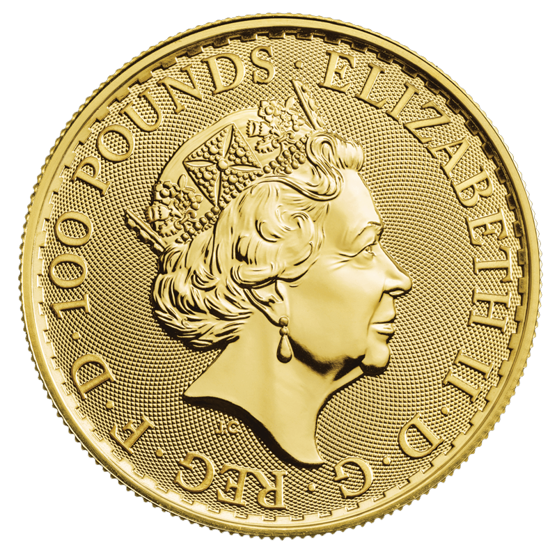 1 oz Gold Britannia Coin - Random Year - Royal Mint .9999 Au