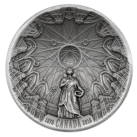 Fine Silver Coin - 140th Anniversary of the Library of Parliament - Mintage: 6,000 (2016)