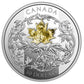2 oz. Pure Silver Coin - Canada: Golden Maple Leaf - Mintage: 2,750 (2018)