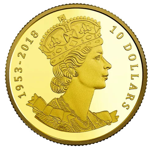 1/4 oz. Pure Gold Coin - 65th Anniversary of the Coronation of Her Majesty Queen Elizabeth II