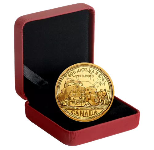 1/2 oz Pure Gold Coin - 100th Anniversary of CN Rail - Mintage: 1,000 (2019)