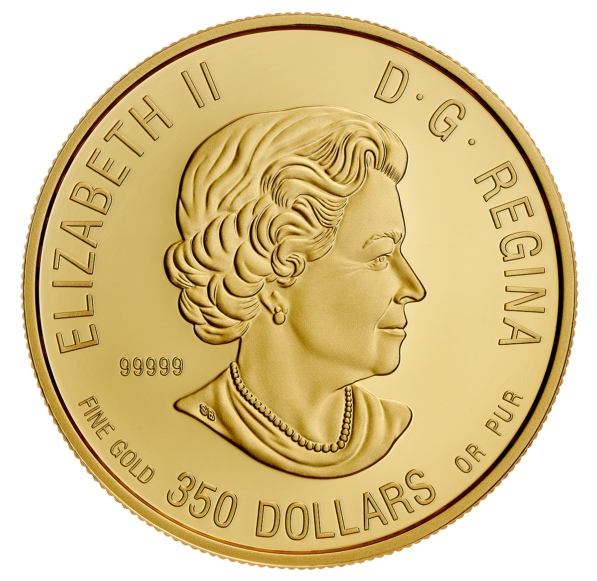 1.125 oz Pure Gold Coin - Canadian Wildlife Portraits: The Cougar - Mintage: 400 (2019)