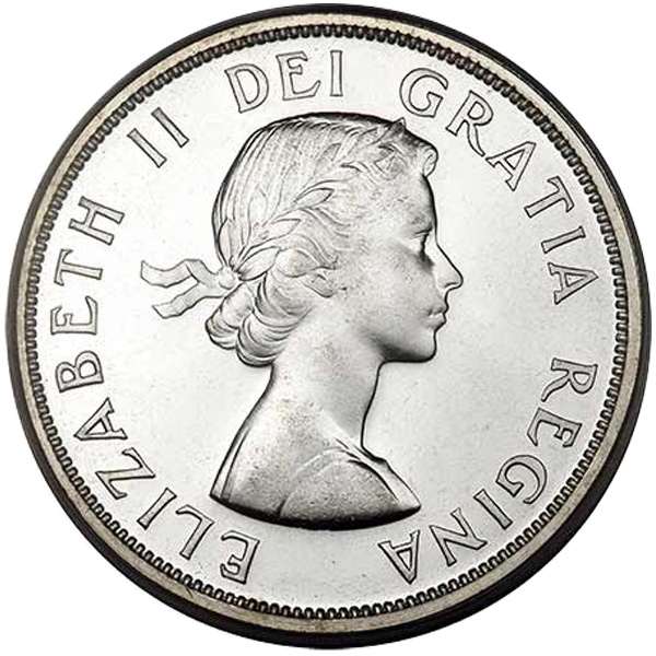 Royal Canadian Mint 80% Silver Dollar Coin $1