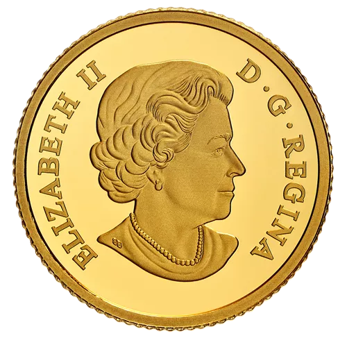 1/4 oz Pure Gold Coin - 100th Anniversary of Bluenose (2021)