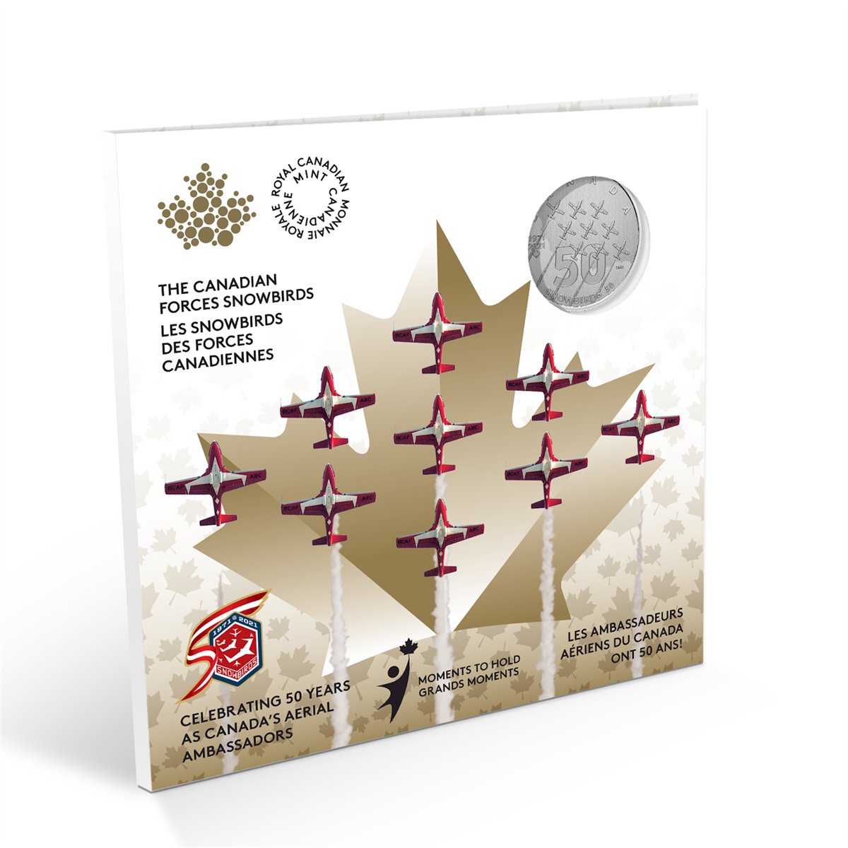 Moments to Hold: The Snowbirds - 1/4 oz. Pure Silver Coin (2021)