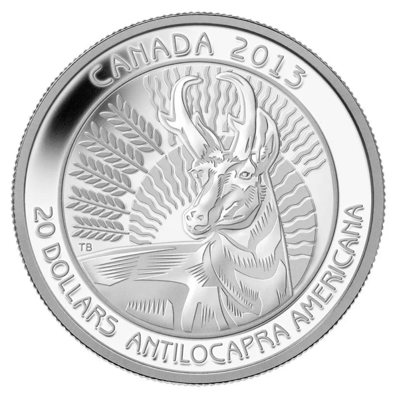 Fine Silver Coin - Pronghorn - Mintage: 8500 (2013)